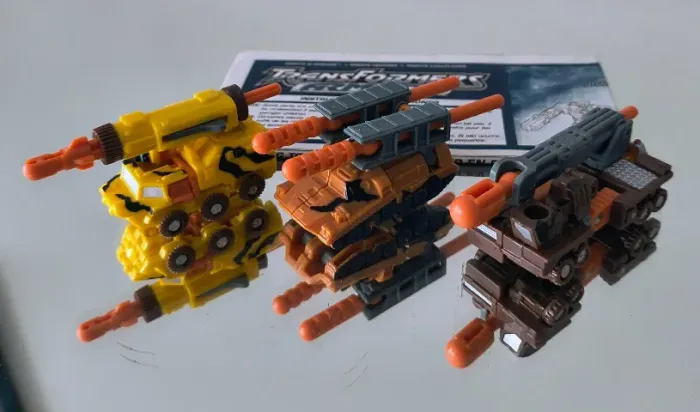 Transformers Cybertron / Armada Air Deffense Mini-Con Team, versão exclusiva com manual