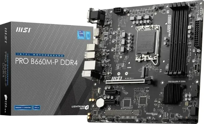 Placa Mãe MSI PRO B660M-P DDR4