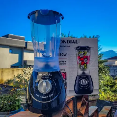 Liquidificador Mondial 550W | Jarra 1,5L e Lâminas em Inox