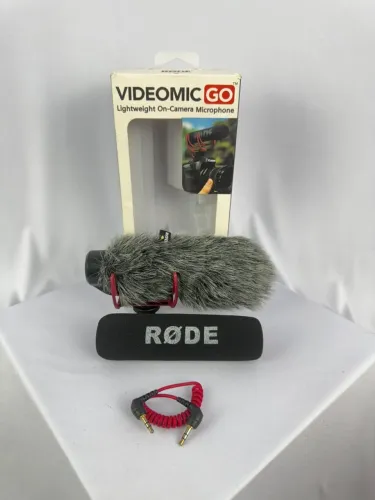 Microfone RODE VideoMic GO para Câmera + Acessórios