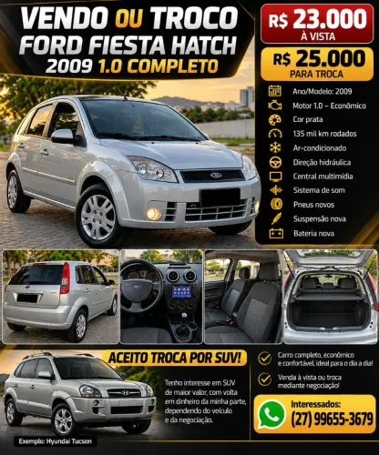 Ford Fiesta 1.0 8V Flex/class 1.0 8V Flex 5P 2009