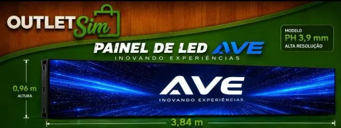 Painel de led muito top