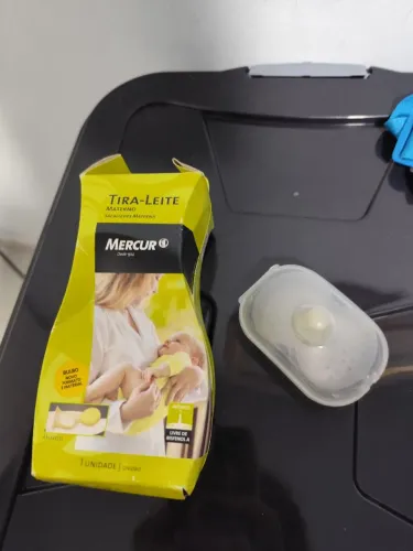 Tira leite e bico de amamentação nunca usado 