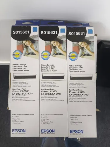 Kit 3 Cartuchos de Fita para impressora matricial