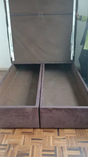Cama box bau e colchao gazin ( $$ 799 ) *