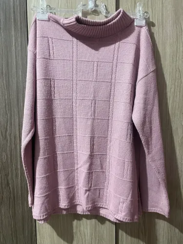 Sobrelegging em lã leve, rosa romântico tamanho G