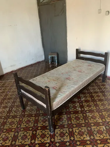 CAMA E COLCHÃO