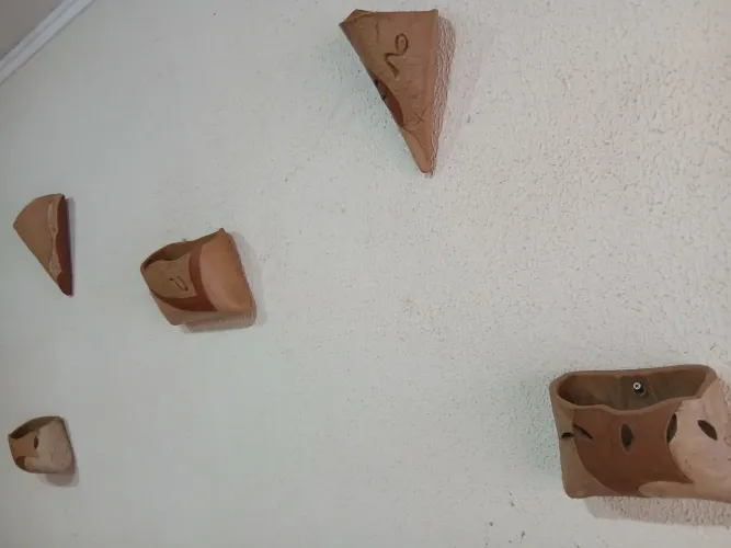 Cachepot de cerâmica (recipiente para vasos) - Conjunto com 7