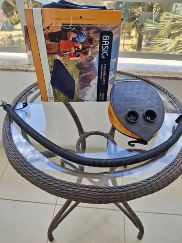 Colchão Inflável Casal + Bomba de Pé Bestway (Completo)