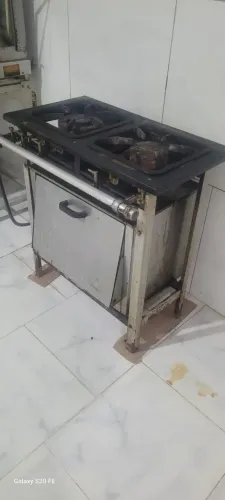 FOGÃO INDUSTRIAL 02 BOCAS COM FORNO