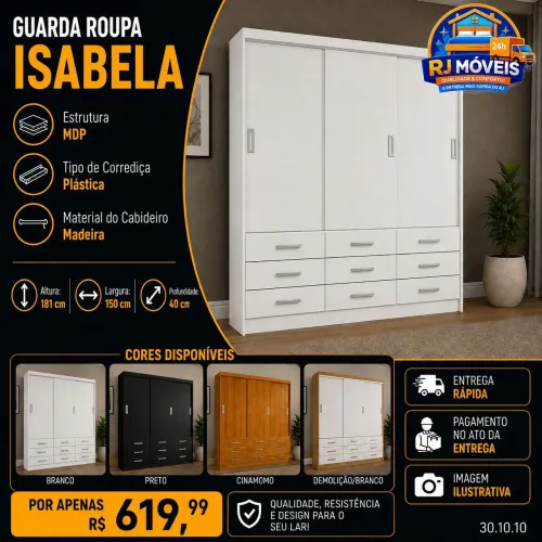 Guarda roupa isabela