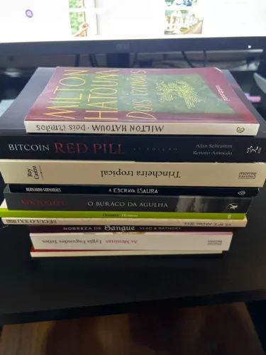 Lote de livros como novos