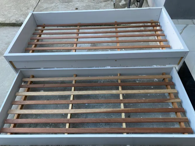 CAMA SOLTEIRO + CAMA AUXILIAR