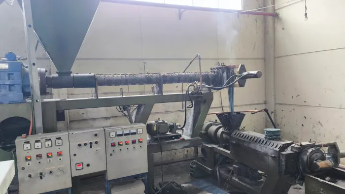 Extrusora cascata granulador a de plástico