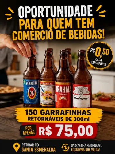 Garrafinhas retornáveis 300 ml