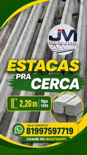 ESTACAS DE CONCRETO PRA CERCA 