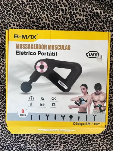 Massageador Muscular Portátil 9 Níveis B-Max BM-F1021