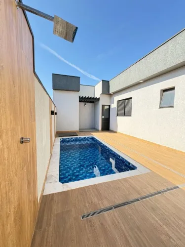 CASA TÉRREA NOVA COM PISCINA AQUECIDA À VENDA | CONDOMÍNIO JATOBÁ  HORTOLÂNDIA/SP