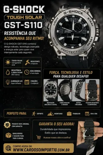 Relógio G-Shock Protection masculino 