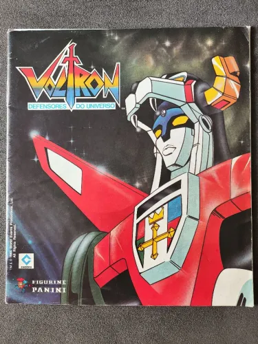Álbum de Figurinhas Voltron (Cedibra) - COMPLETO e EXCELENTE. Ano de 1984.
