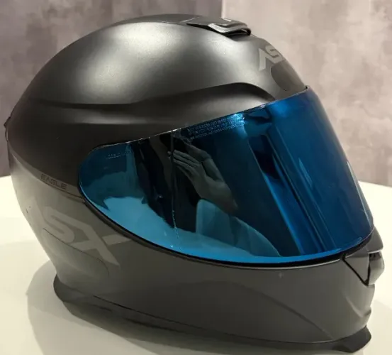 Capacete ASX - Tamanho 59/60 - Com 2 Viseiras