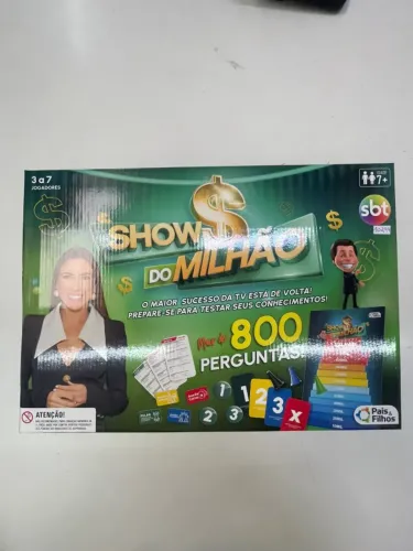 JOGO ESTRELA SHOW DO MILHÃO SBT - (PAIS E FILHOS) +800 PERGUNTAS