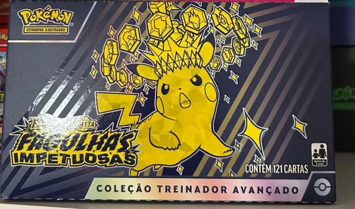 Pokémon - ETB - Elite Trainer Box -  Coleção Treinador Avançado - Fagulhas Impetuosas