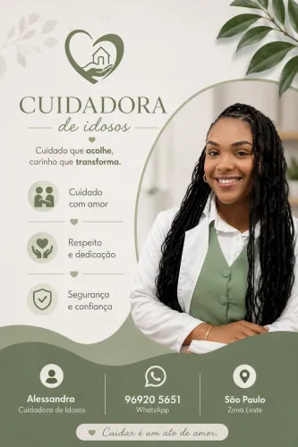Somente cuidadora de idosos