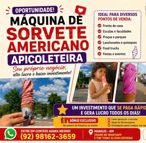 Máquina de sorvete