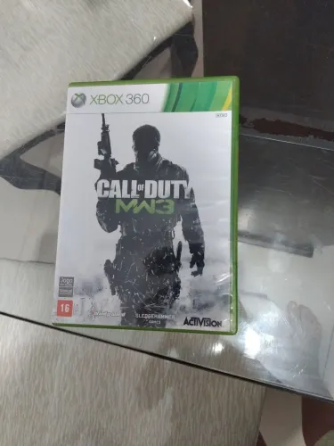 Call of duty mw3 não usado com manual do jogo de xbox 360 (disco original)