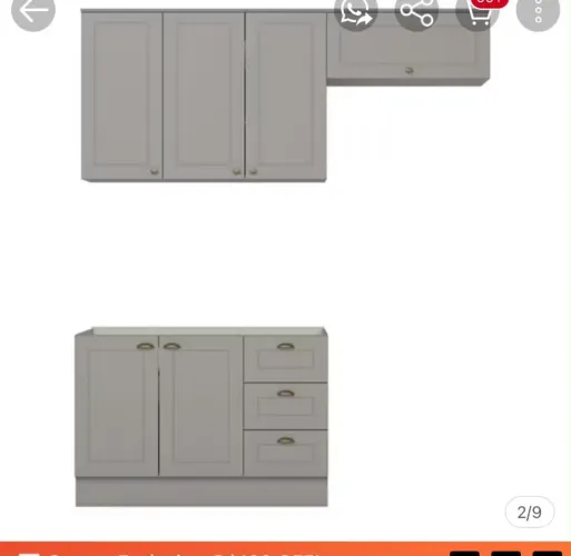 VENDO ARMÁRIO MODULADO DA MADEIRA MADEIRA, NOVO NA EMBALAGEM