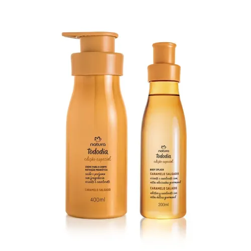Kit Natura Caramelo Salgado ( Hidratante Corporal + Body Splash)