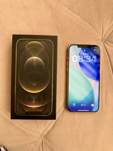 iPhone 12 Pro Max 256GB Dourado - Único Dono