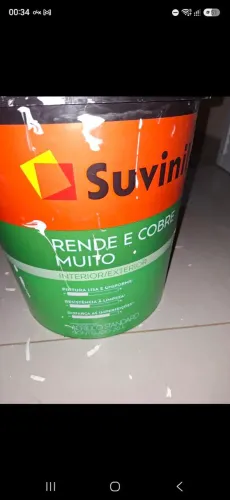 Tinta Suvinil Rende e Cobre Muito 20L - Sobra de tinta