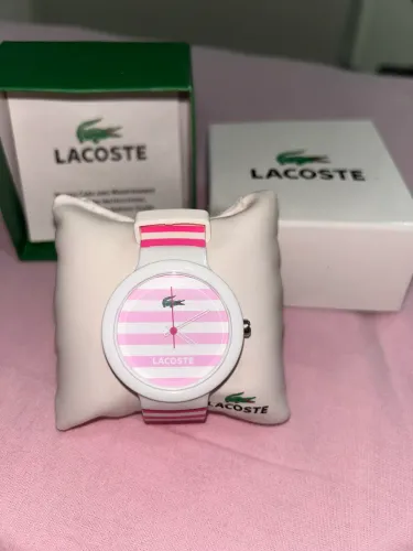 Relógio listrado Lacoste original