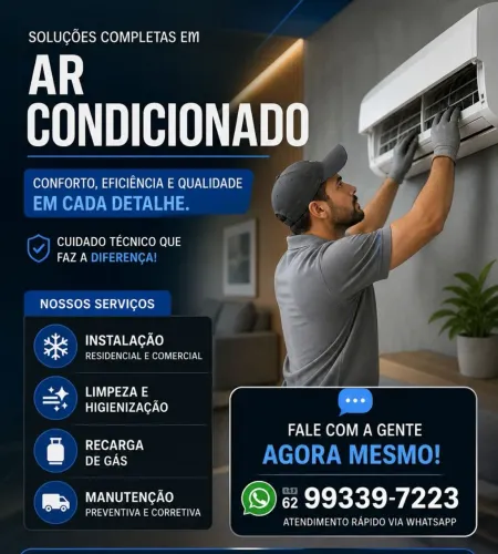 Instalação de ar-condicionado