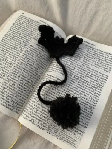 Marca página de crochê 