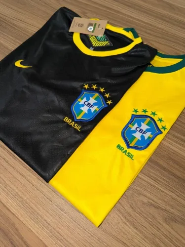 Camisa Seleção Brasileira(Tamanho P e M) - Malha Premium 3D