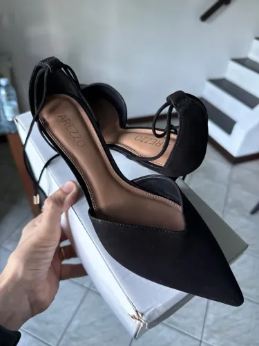 Scarpin Arezzo preto, tamanho 36, nunca usado