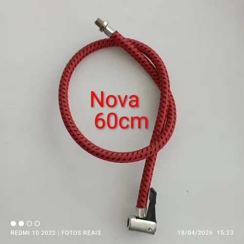 Mangueira Bomba de Ar p/ bike Bicicleta moto 60 cm de reposição