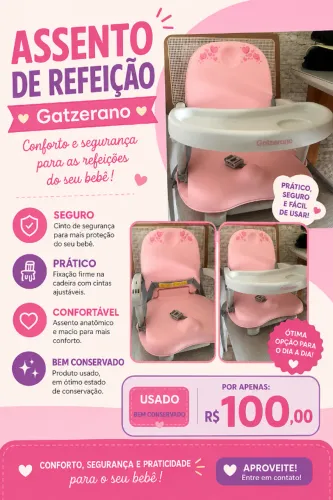 Cadeira de refeição galzerano