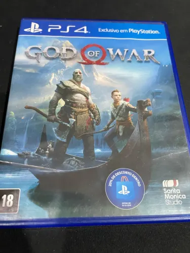 Jogo God Of War 4 Playstation 4 Ps4 Mídia Física