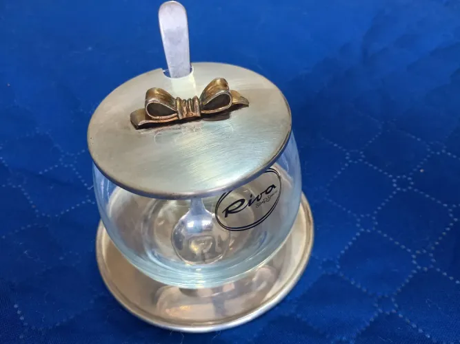 Pote Geleia/Queijeira marca RIVA série Silver Special 