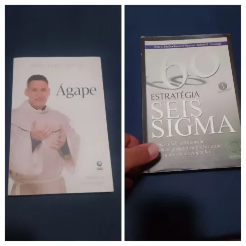 LIVROS ÁGAPE E ESTRATÉGIA SEIS SIGMA