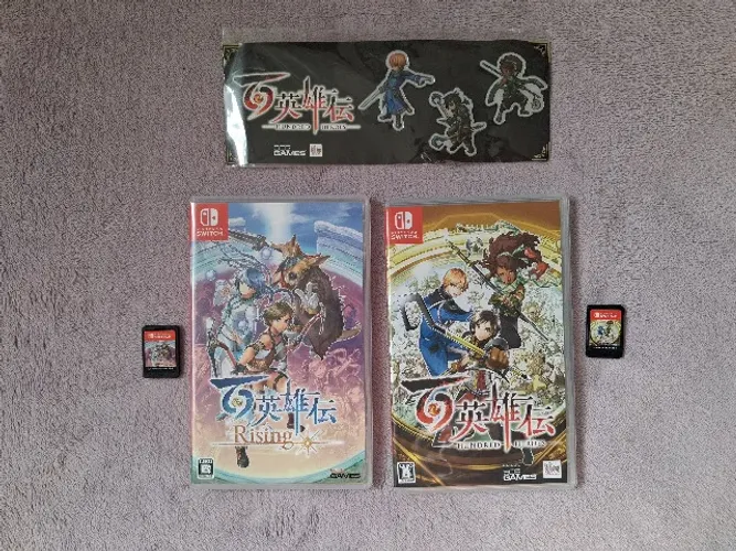 Nintendo Switch - Eiyuden Chronicle Hundred Heroes + Rising, originais, japones, pin set