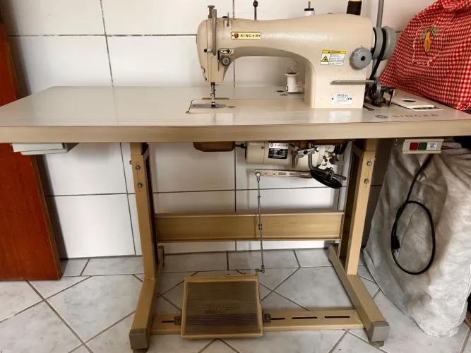 Máquina de Costura Industrial Singer 191D-20 Completa