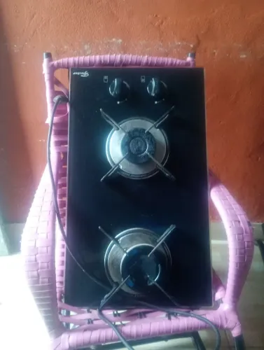 Fogão cuktop 2 bocas a gás acendimento eletrônico