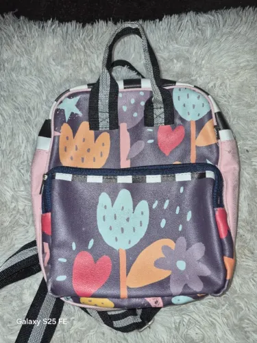 bolsa preta estampa paisagem