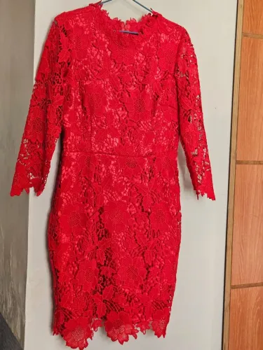 VESTIDO DE FESTA VERMELHO