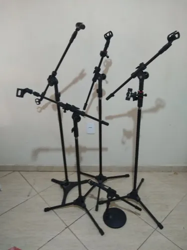 Kit 5 pedestais articulados RMV para microfone
